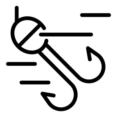 Double Fishing Hook Free Vector Eps Cdr Ai Svg Vector Illustration Graphic Art