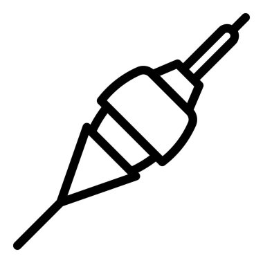 Balık avlama simgesi, taslak biçimi