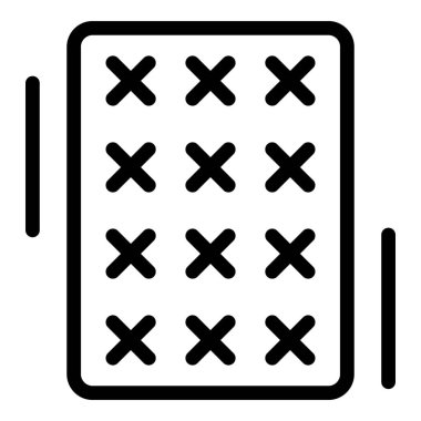 Şişirilebilir şilte simgesi, özet biçimi