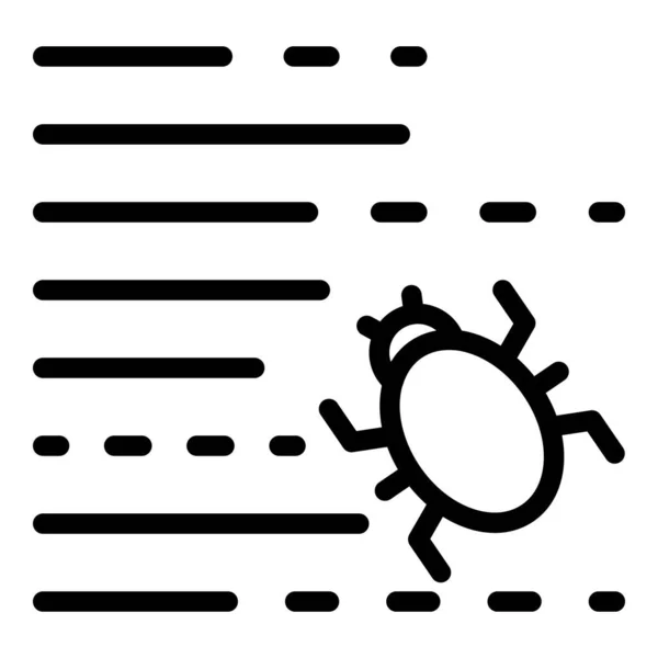 Иконка в коде, стиль наброска — стоковый вектор