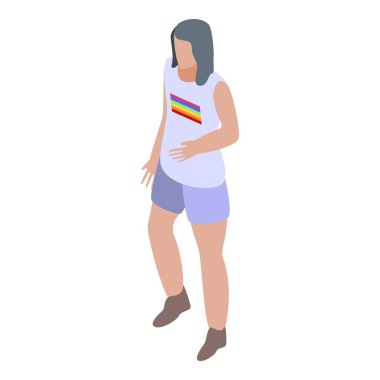 Lgbt maraton simgesi, izometrik biçim