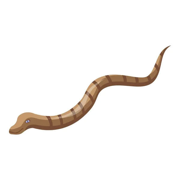 Icono de serpiente niño, estilo isométrico — Vector de stock