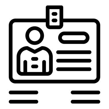 Kimlik kartı simgesi, özet biçimi