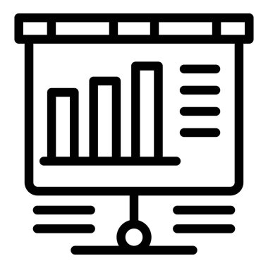 Banner grafik çizelgesi simgesi, özet biçimi