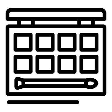 Stilist gölge simgesi, özet biçimi