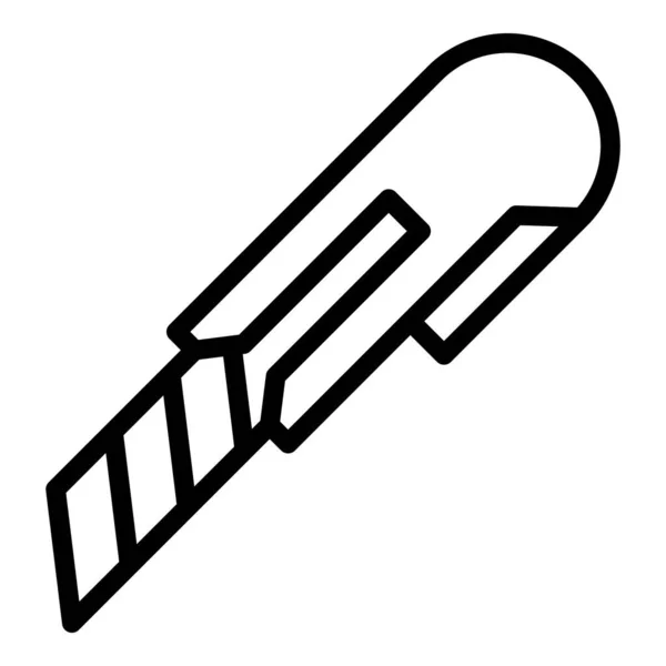 Icono de cortador de metal, estilo de contorno — Vector de stock