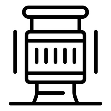 Kamera merceği simgesi, özet biçimi