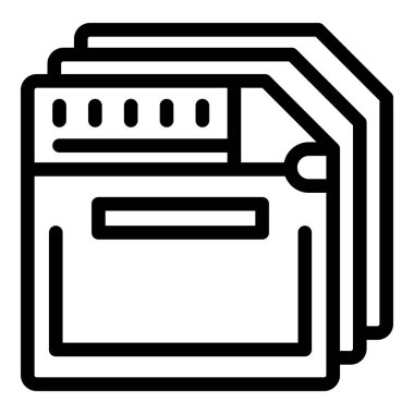 Disket koleksiyonu simgesi, özet biçimi