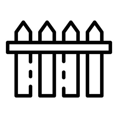 Çiftlik çiti simgesi, taslak biçimi