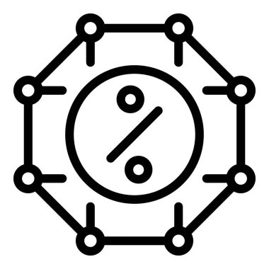 Çember simgesinde yüzde, özet biçimi