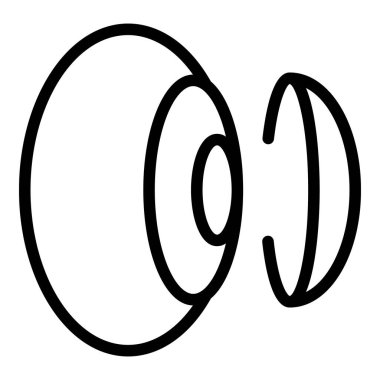 Kişinin lens simgesi, özet biçimi