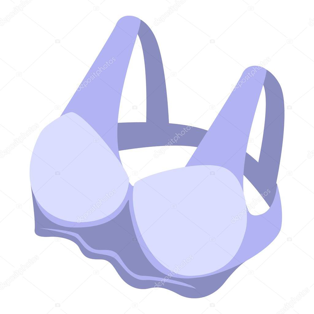Bra top icon. Isometric of bra top vector icon for web design isolated on white background
