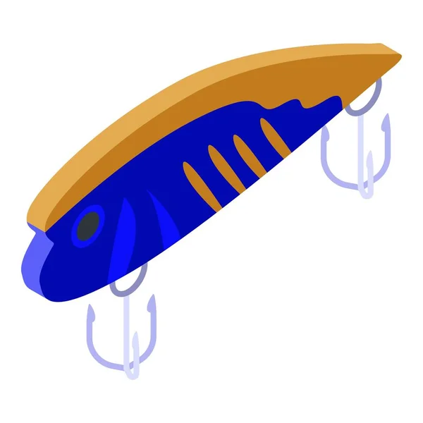 Visaas icoon, isometrische stijl — Stockvector