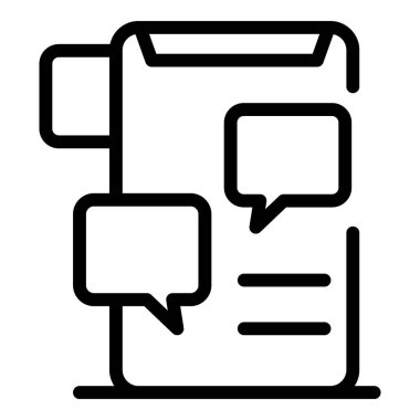 Smartphone sohbet simgesi, özet biçimi