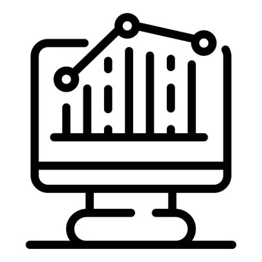 Grafik çizelgesi tasarım simgesi, özet biçimi