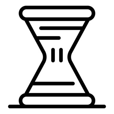 Kum saati simgesi, özet biçimi