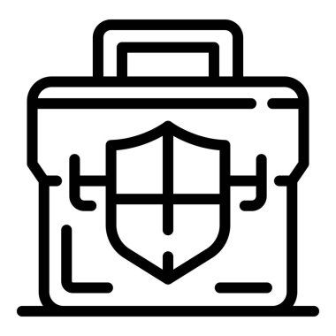 Reklam çantası simgesi, özet biçimi