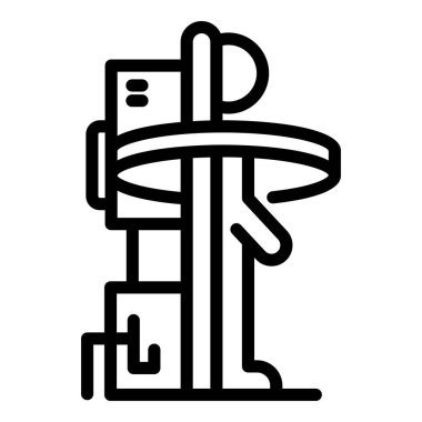 Vücut tanılama ekipmanı simgesi, özet biçimi