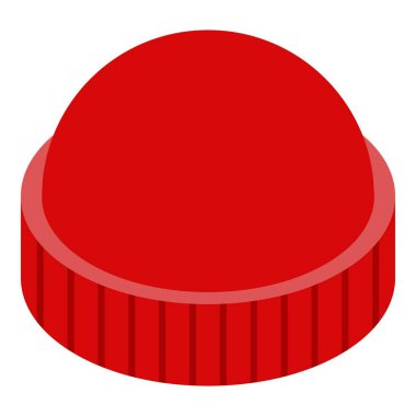 Balıkçı beresi simgesi, izometrik stil