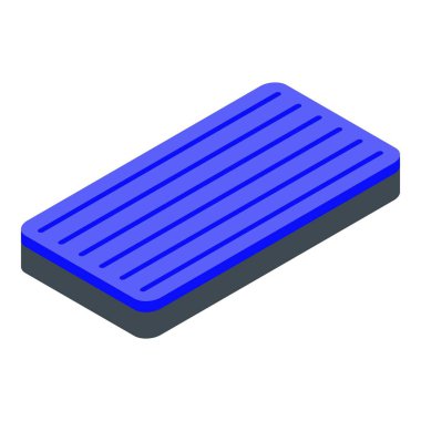 Şişirilebilir şilte simgesi, izometrik biçim