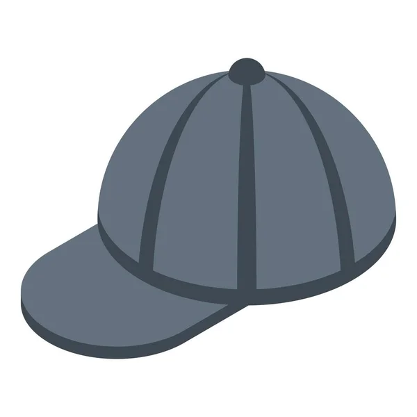 어부들이 쓰는 모자의 아이콘, 기하학적 인 스타일 — 스톡 벡터