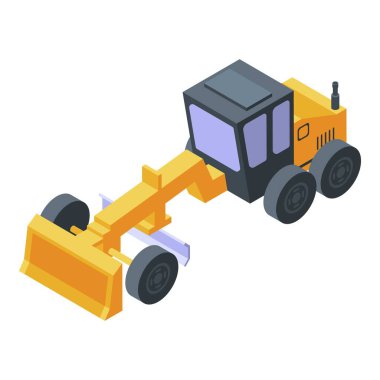 Yapı gramer makine simgesi, izometrik biçim