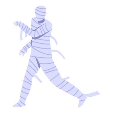 Koşan mumya simgesi, izometrik biçim