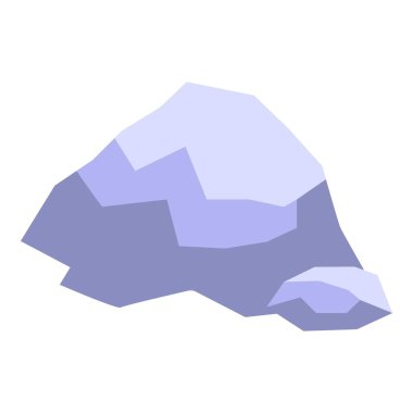 Bahçe taşı simgesi, izometrik biçim