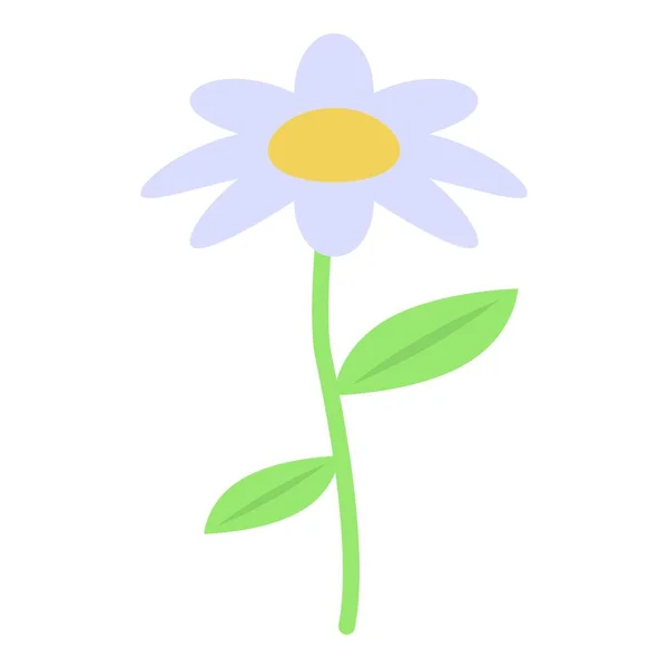 Chamomile flower icon, isometric style — Stock Vector