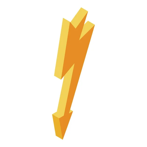Ikona elektrického šroubu, izometrický styl — Stockový vektor