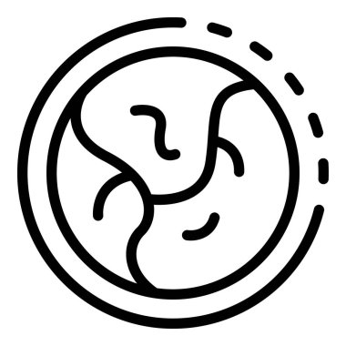 Petri kabı analiz simgesi, özet biçimi