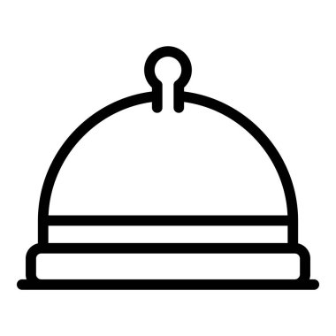 Yemek ikonu, özet tarzı.