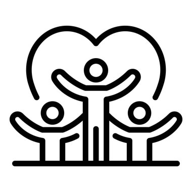 Sağlıklı kalp simgesi, özet biçimi