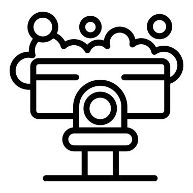 Islak temizlik simgesi, taslak biçimi