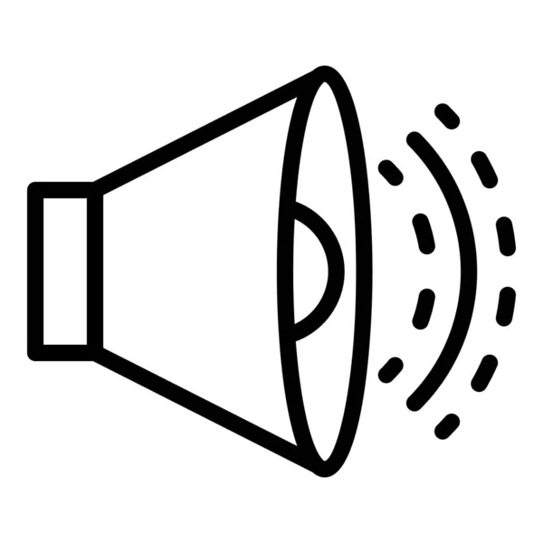 Sound on icon, outline style — Stock Illustration Sound on icon, outline style Royalty Free Stock Vectors