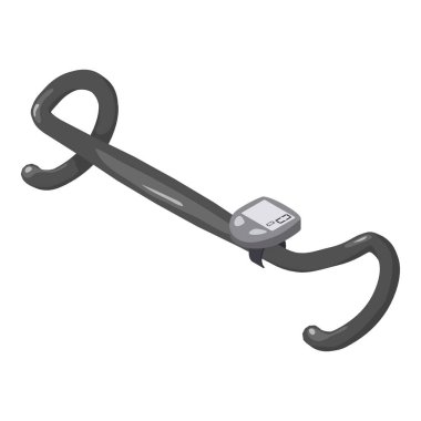 Bisiklet hız göstergesi simgesi, izometrik biçim