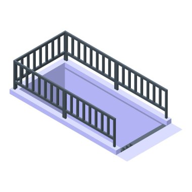 Yer altı geçiş simgesi, izometrik biçim