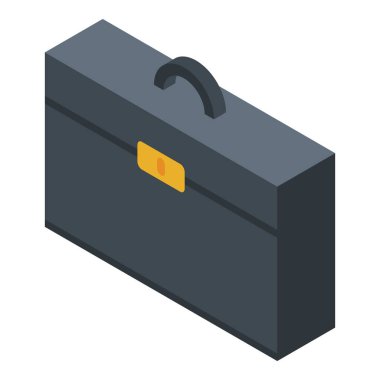 Deri para çantası simgesi, izometrik biçim