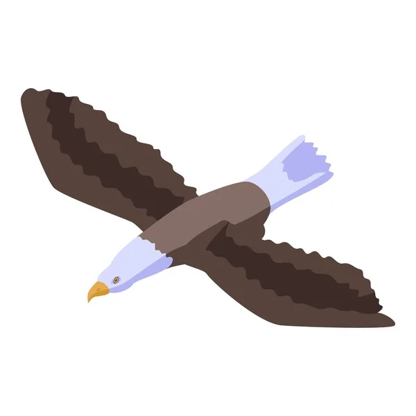 Icono de águila halcón, estilo isométrico — Vector de stock