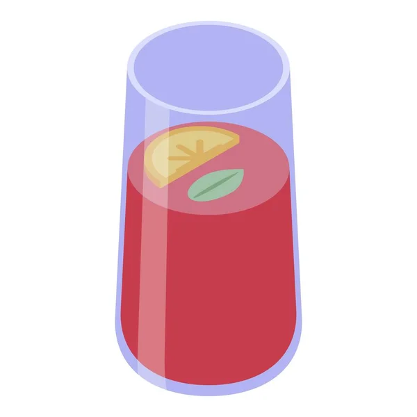 Shaker cocktail icon, isometric style — Stock Vector