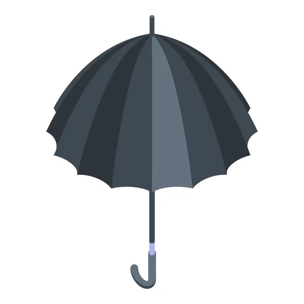 Икона осеннего зонта, изометрический стиль — стоковый вектор