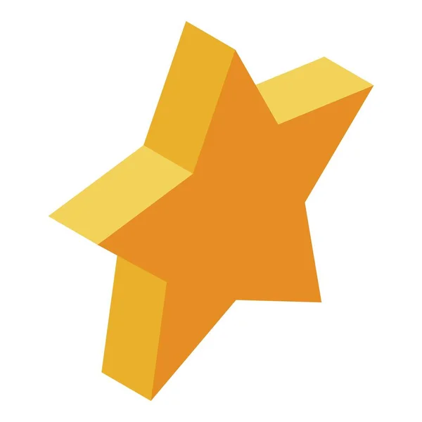 Karaoke stjärna ikon, isometrisk stil — Stock vektor
