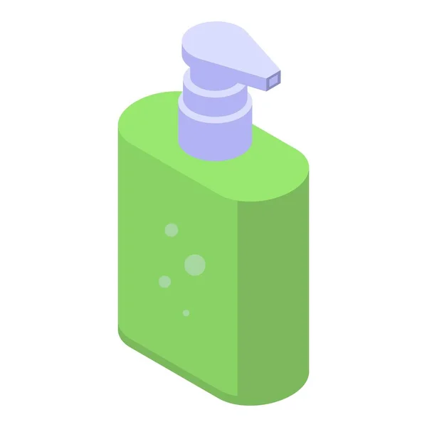 Soap dispenser icon, isometric style — Stock Vector