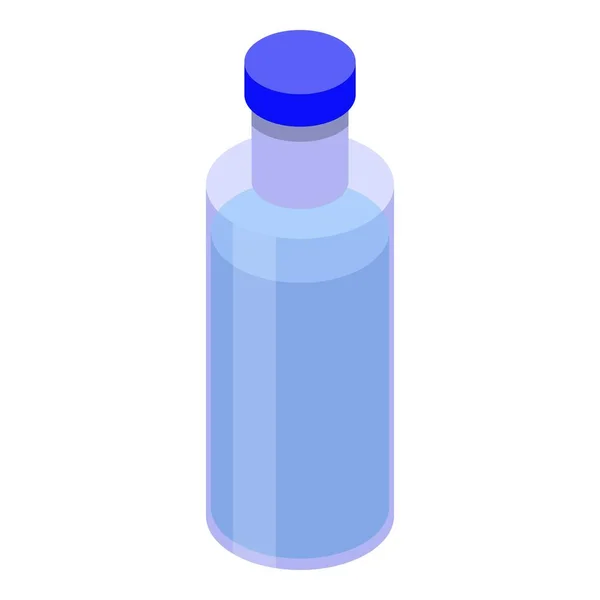 水のアイコンのボトル、アイソメトリックスタイル — ストックベクタ