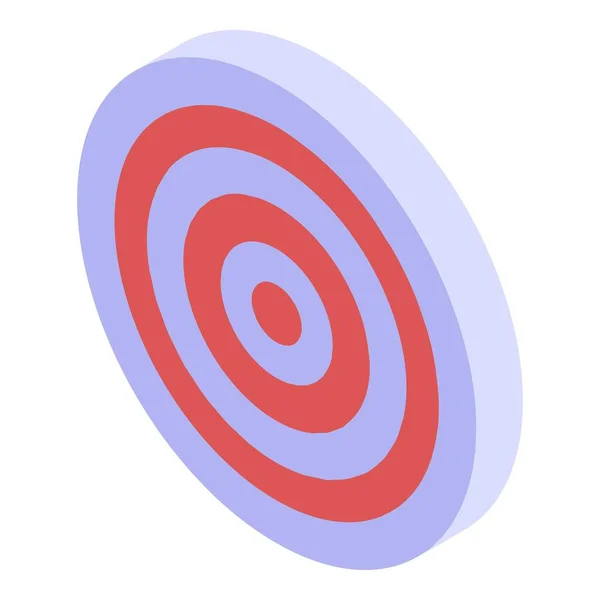 Icono objetivo, estilo isométrico — Vector de stock