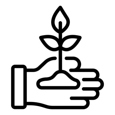 Kendine iyi bak eko bitki simgesi, taslak biçimi