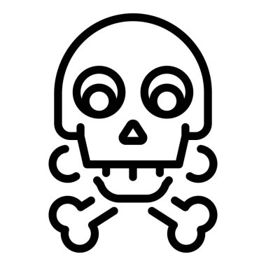 Biyolojik tehlike kafatası simgesi, özet biçimi