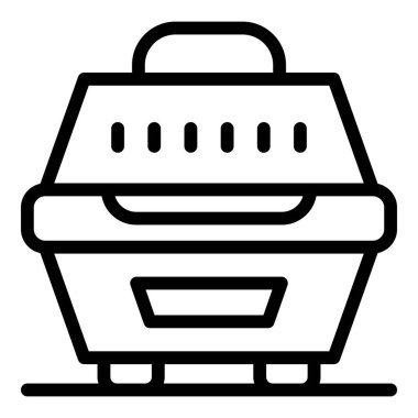 Köpek yavrusu kutusu simgesi, taslak biçimi