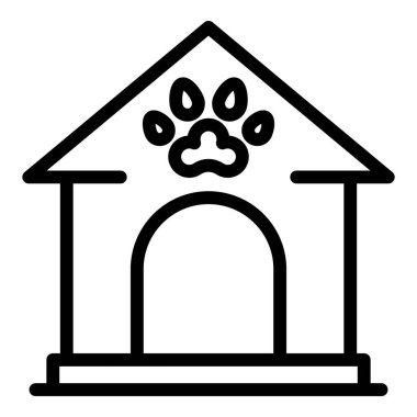 Köpek evi simgesi, taslak biçimi