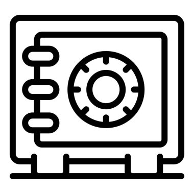 Polis silahı kasası ikonu, taslak biçimi